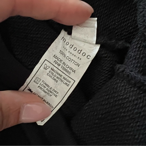 Mododoc Los Angeles Black Joggers with Drawstring Waist - Small - Preowned EUC - Picture 7 of 7